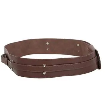X-COSTUME Obiwan Belt Premium Leather Cosplay Accessory