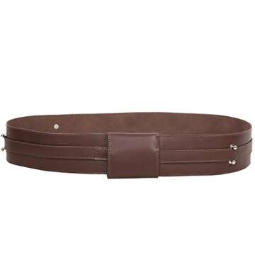 X-COSTUME Obiwan Belt Premium Leather Cosplay Accessory