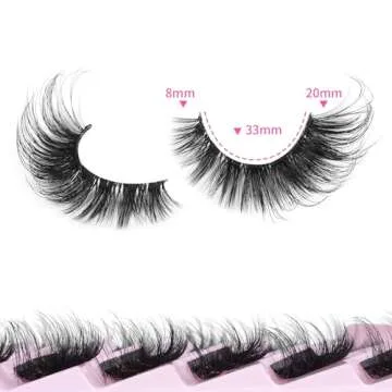 ALICROWN HAIR Fluffy Eyelashes for Stunning Cat Eye Look