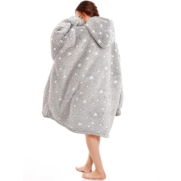 Narecte Oversized Cozy Blanket Hoodie for Women