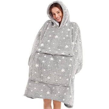 Narecte Oversized Cozy Blanket Hoodie for Women