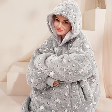 Narecte Oversized Cozy Blanket Hoodie for Women