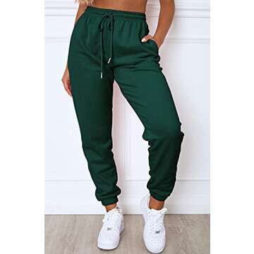 Waitfairy Womens Sweatpants - Joggers for Women High Waist Baggy Sweat Pants for Womens Joggers with...