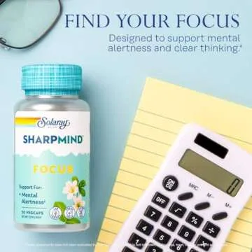 Solaray SharpMind Focus Nootropic Supplement for Memory