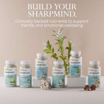 Solaray SharpMind Focus Nootropic Supplement for Memory