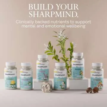 Solaray SharpMind Focus Nootropic Supplement for Memory