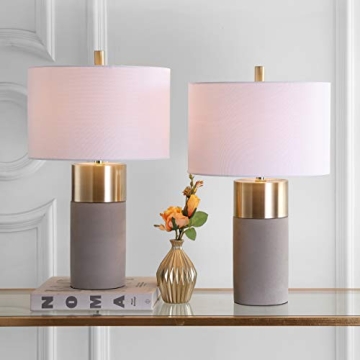 Luxurious SAFAVIEH Grey Table Lamp Set for Stylish Homes