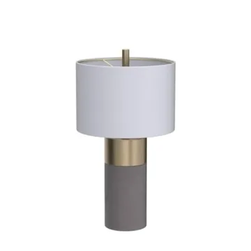 Luxurious SAFAVIEH Grey Table Lamp Set for Stylish Homes