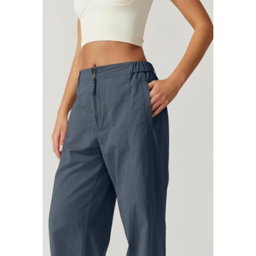 High Waist Cargo Pants for Women with Pockets