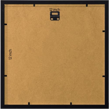 eletecpro 12x12 Picture Frames Set of 9 for Elegant Decor
