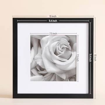 eletecpro 12x12 Picture Frames Set of 9 for Elegant Decor