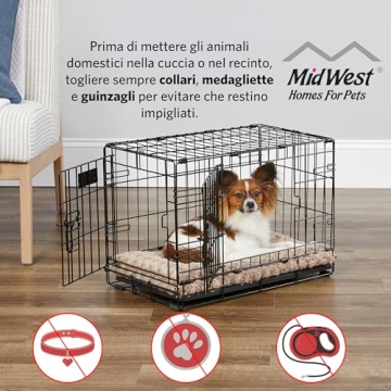 MidWest Life Stages 36' Double Door Folding Dog Crate