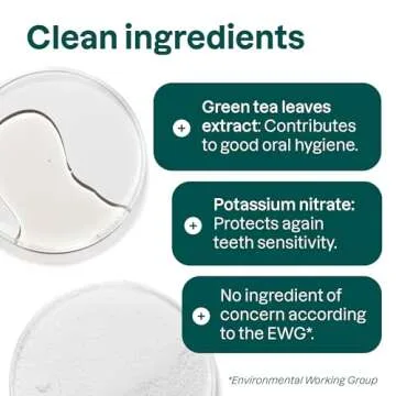 ATTITUDE Fluoride-Free Toothpaste, Plant- and Mineral-Based Ingredients, Vegan, Cruelty-Free and Sugar-Free, Sensitive, Spearmint, 4.2 Oz