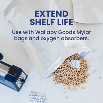 Wallaby 12 Inch Impulse Sealer for Mylar Bags - Heavy Duty Sealing