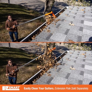 EZ Smart Mini Rake for Safer Gutter and Roof Cleaning