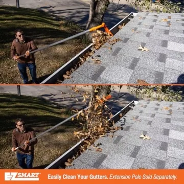 EZ Smart Mini Rake for Safer Gutter and Roof Cleaning