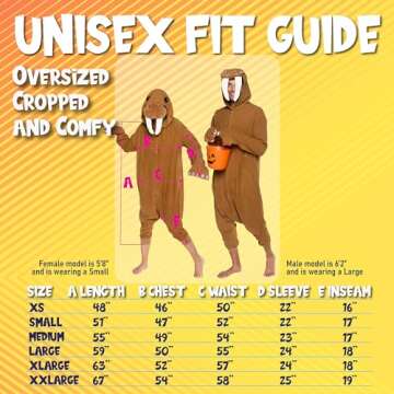 Funziez! Adult Onesie Halloween Costume - Animal and Sea Creature - Plush One Piece Cosplay Suit for Adults, Men and Women