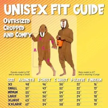 Funziez! Adult Onesie Halloween Costume - Animal and Sea Creature - Plush One Piece Cosplay Suit for Adults, Men and Women