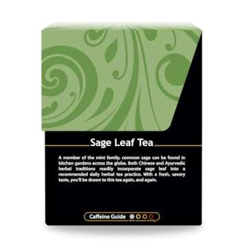 Buddha Teas Organic Sage Leaf Tea - Premium Quality & Flavorful