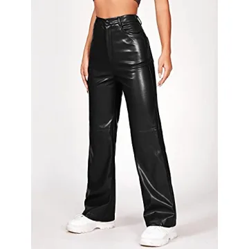 Stylish & Comfortable Faux Leather Pants for Women