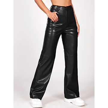 Stylish & Comfortable Faux Leather Pants for Women