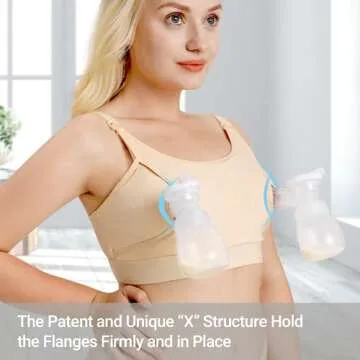 Momcozy Hands Free Pumping Bra for Breastfeeding Comfort