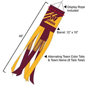 Washington Commanders Official Team Windsock – Show Your Spirit!