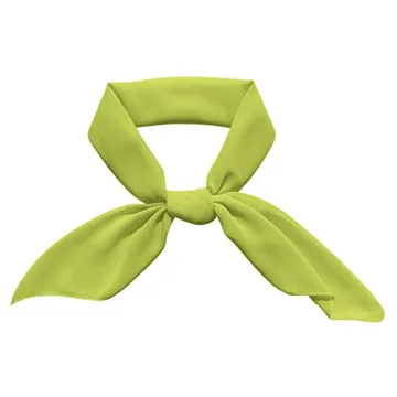 Lime Green Silk Scarf for Daphne Costume Accessory