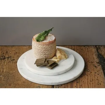 Creative Co-op 11 Inch Marble Cutting Board for Entertaining