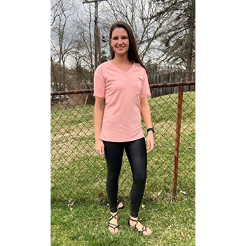 Women's Summer V-Neck Tops - Soft, Breathable & Stylish