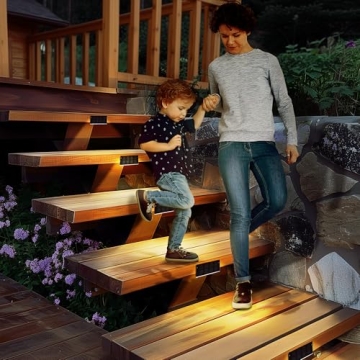 SOLPEX Solar Step Lights Illuminate Your Outdoor Spaces