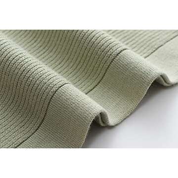 Angashion Women's Pullover Sweater Hoodies Casual Button Up V Neck Knitted Long Sleeve Hooded Sweaters Henley Tops Light Green Large