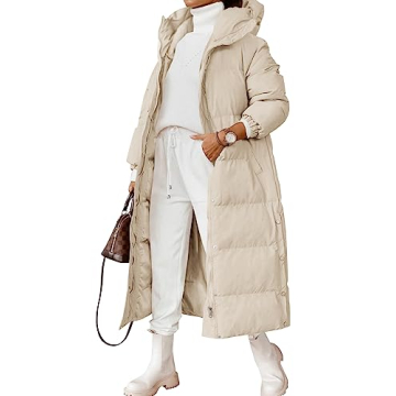 Shop Grlasen Women's Long Quilted Winter Coat Online