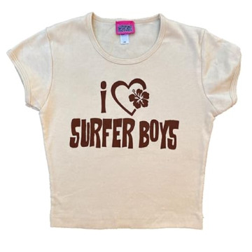 Fairycore Y2K Letter Print Crop Shirt for Trendy E-Girls