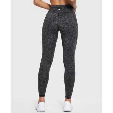 Ewedoos Women’s Fleece Lined Leggings - Water-Resistant Thermal Winter Gear