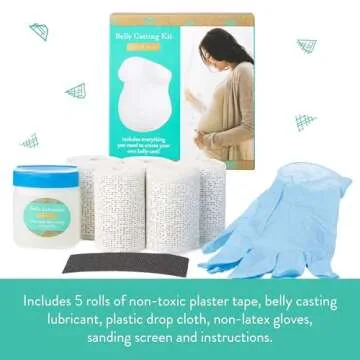 Kate & Milo Belly Casting Kit for Pregnant Moms and Keepsakes