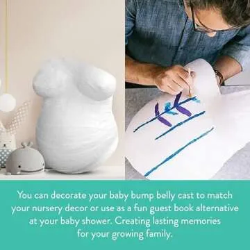Kate & Milo Belly Casting Kit for Pregnant Moms and Keepsakes