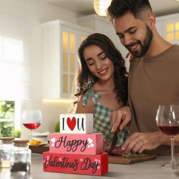 Charming Huquary Valentine's Day Decor Set - 3 Piece