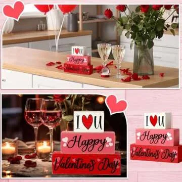 Charming Huquary Valentine's Day Decor Set - 3 Piece
