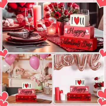 Charming Huquary Valentine's Day Decor Set - 3 Piece