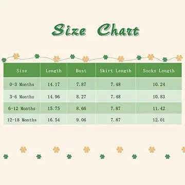 XIFAMNIY Baby Girls Newborn My 1st ST. Patrick's Day 4PCs Bodysuit Romper Green Dress Tutu Leg Warmer Outfit Set (St. Patrick's-first, 6-12 Months)