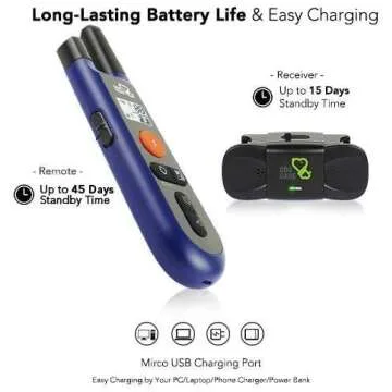 DOG CARE Dog Training Collar with 1800 Feet Range