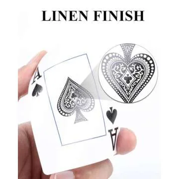 Teskyer Large Print Playing Cards for Easy Fun Games