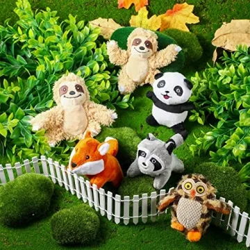Woodland Friends Plush Toy Set for Dogs and Kids