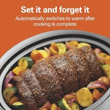 Hamilton Beach 7QT Programmable Slow Cooker Easy Meal Prep