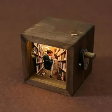 Personalized Wooden Photo Box Gift for Couples