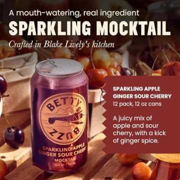 Betty Buzz Sparkling Mocktail - Guilt-Free & Natural Flavor