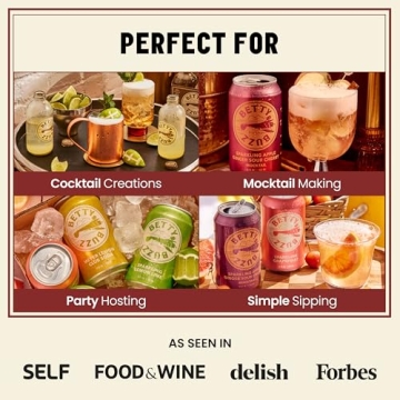 Betty Buzz Sparkling Mocktail - Guilt-Free & Natural Flavor