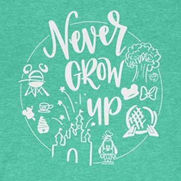 Never Grow Up Shirt for Women | Cute Vacation Tee | Unisex Fit
