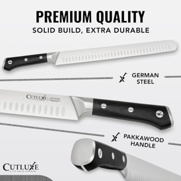 Cutluxe 12" Carving Knife with Ergonomic Handle